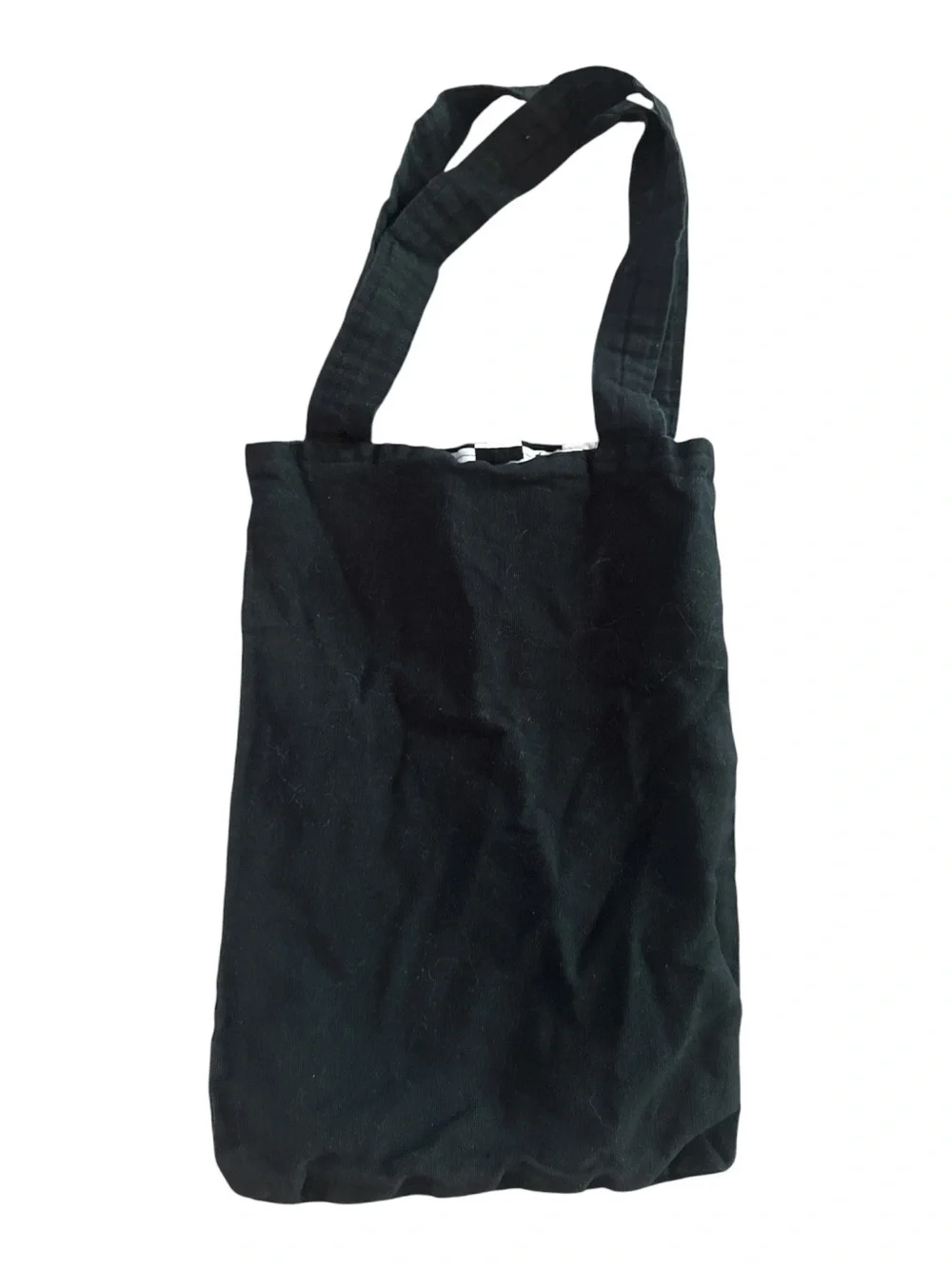 Reversible Checkerboard Tote Bag - Black & White Handmade Canvas Purse Checkered